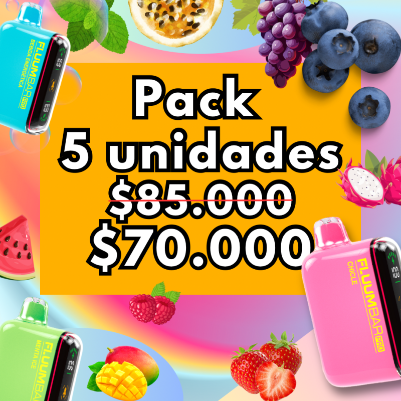 Pack 5 unidades - Envío gratis