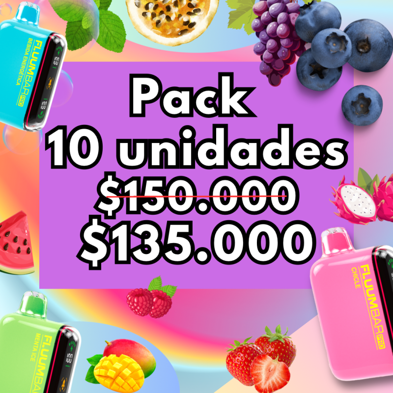 Pack 10 unidades - Envío gratis